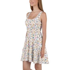 Sincerely Jules Women’s Floral Mini Dress Size Medium Corset Colorful Elastic
